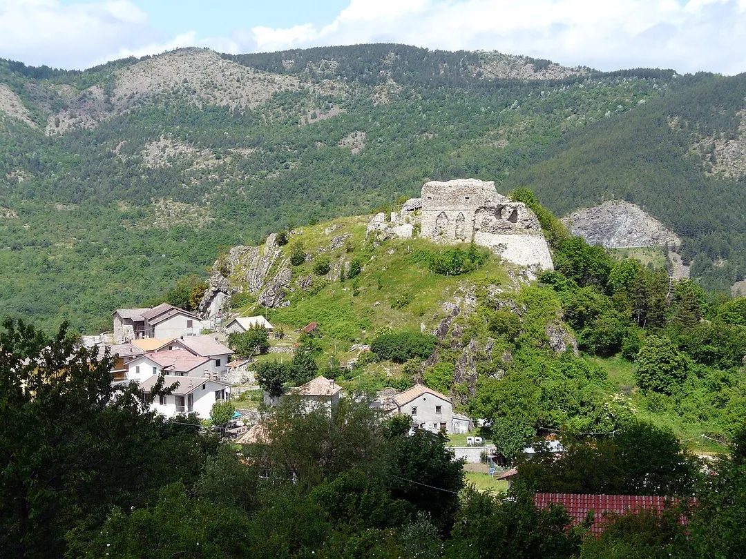 Panorama di Cariseto, Cerignale, Emilia-Romagna, Italia