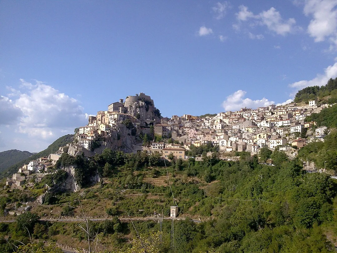 View of Cervara di Roma in the Lazio region
