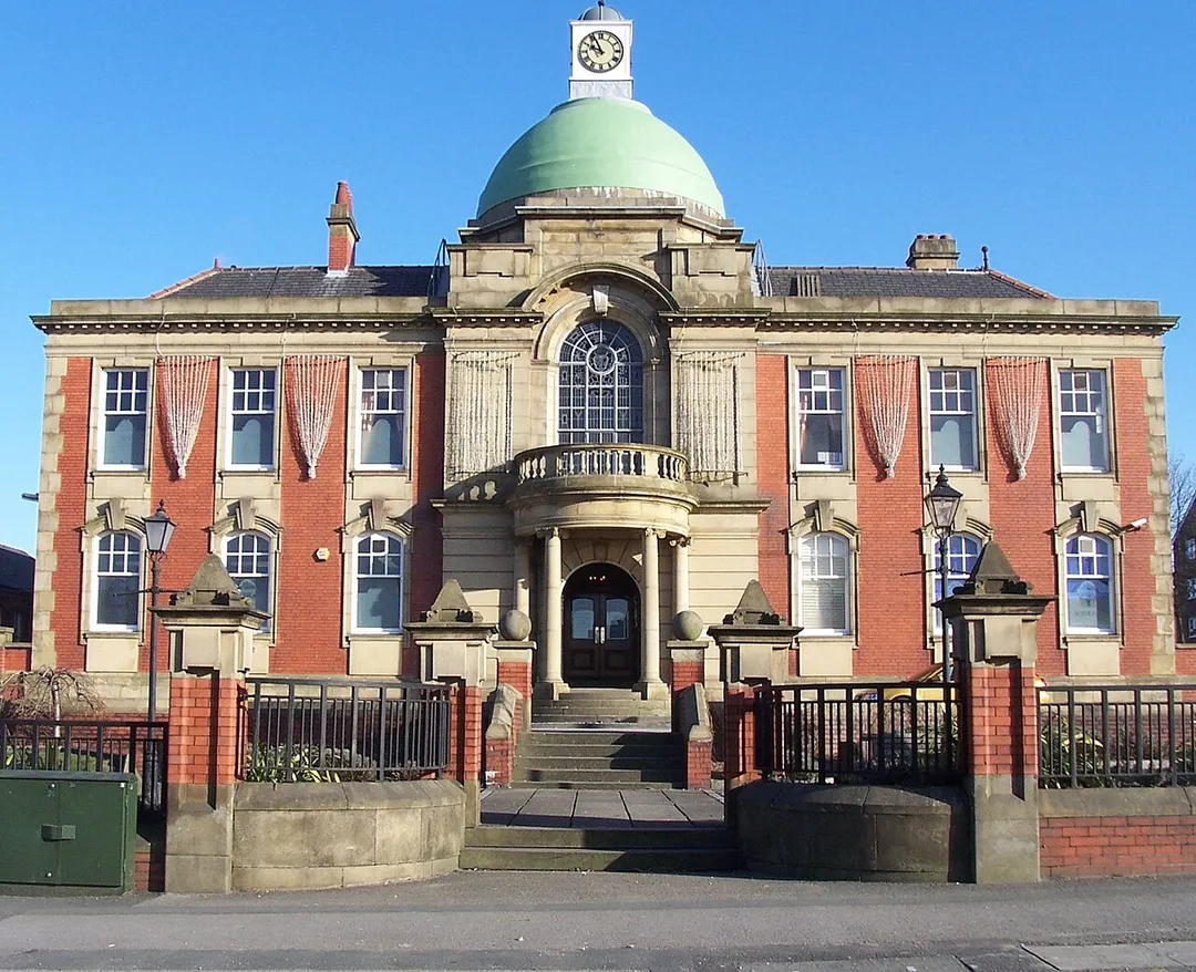 Chadderton Town Hall, at Chadderton, Greater Manchester, England