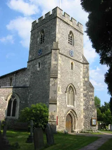 C of E Parish Church Chalfont St Giles. The doors are locked at 4.pm so I didn't get a look inside