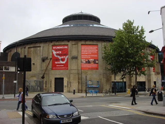 The Roundhouse, Camden Built in 1847 as a turntable engine shed for the London and Birmingham Railway. Within 20 years locomotives became too large for the facilities to handle, and the Roundhouse underwent a number of changes of use. For years it was a gin store for the firm of W &amp; A Gilbey Ltd until it was converted to a theatre in the late 1960s. The Roundhouse has hosted notable performers The Clash, Rolling Stones, David Bowie, Jimi Hendrix, and Led Zeppelin, among others. In 2006 it served as the venue for the BBC's Electric Proms, and has also hosted award ceremonies such as the BT Digital Music Awards and the Vodafone Live Music Awards.