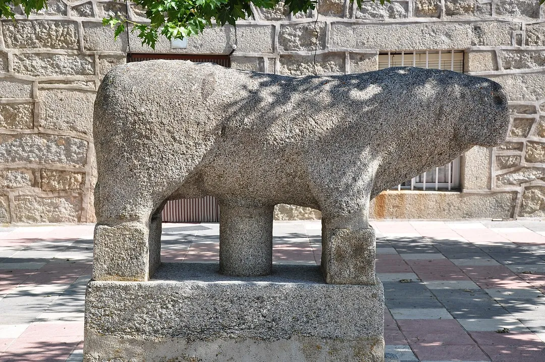 Verraco procedente del Castro vetón de la Mesa de Miranda en Chamartín (Ávila), España.