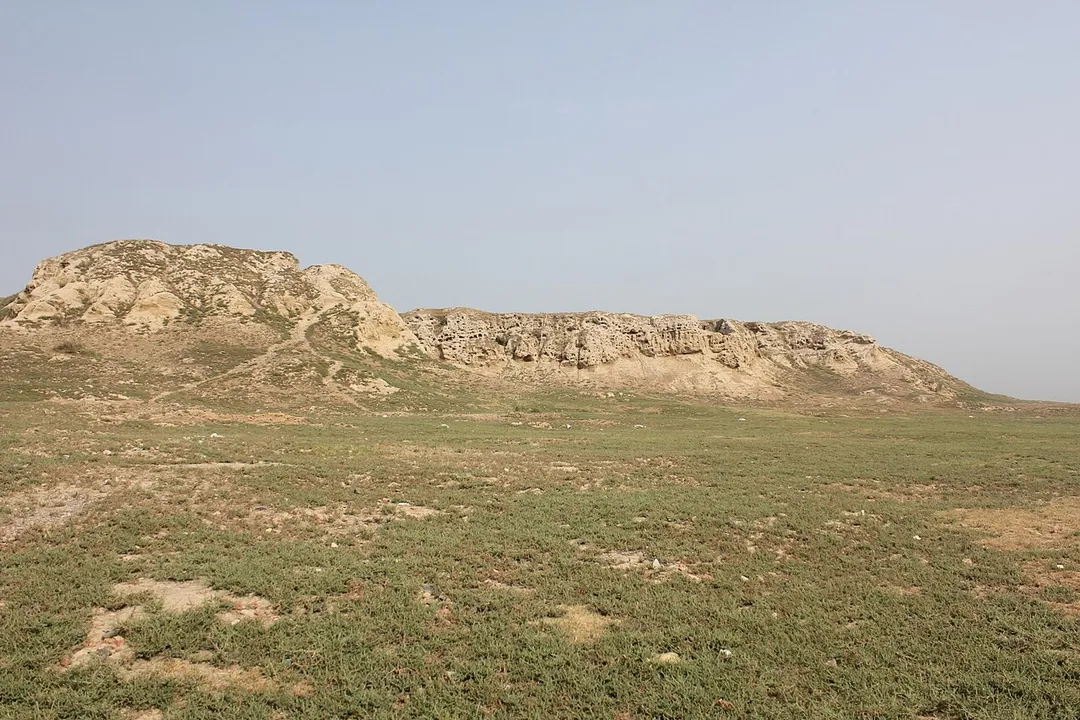This is a photo of a monument in Pakistan identified as the