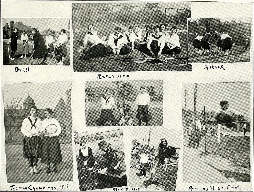 Identifier: pennsylvanian191920penn (find matches)
Title: Pennsylvanian
Year: 1919 (1910s)
Authors:  Pennsylvania College for Women
Subjects:  Chatham University--Students--Yearbooks College yearbooks--Pennsylvania--Pittsburgh
Publisher:  Pennsylvania College for Women
Contributing Library:  Chatham University, Jennie King Mellon Library
Digitizing Sponsor:  LYRASIS Members and Sloan Foundation

View Book Page: Book Viewer
About This Book: Catalog Entry
View All Images: All Images From Book
Click here to view book online to see this illustration in context in a browseable online version of this book.

Text Appearing Before Image:
The Menaechmi of Plautus CAST Prologus Margaret Workman Peniculiis Parasitus Elinor McEllroy Menaechmits I Marjorie Stewart MenaecJuniis II (Soskies) Eva Weston Erotium Mereh-ix Leora Le wis Cuiindrus Coqiios Margaret Hare Messenio Servos Mary Stevenson /- Janet Hill Annlla \ ^ H*^^ ™ t Dorothy Rutherford ^ Doris Fredericks Malrofui Margaret Thoburn Senex Marjorie Errett MediciiS Annetta Marks 103 I ffl ffl ffl I ®Ij0 p^nnsjjluantatt ; ffl ffi ffl i n~—»——. . o,—,,—.,»_„—. _ —,o.—..—...—. a Bird Club OFFICERS Helen Ailes, 19 President Helen Bell, 19 Secretary-Treasurer HONORARY MEMBER Miss Louise Holcomb igiQHelen Ailes Margaret Hamilton Helen Bell Elinor McEllroy Mary Crawford Laura Taber Eva Weston 104 Deutsche Verein Deleted by the Censor
Text Appearing After Image:
io6

Note About Images

Please note that these images are extracted from scanned page images that may have been digitally enhanced for readability - coloration and appearance of these illustrations may not perfectly resemble the original work.