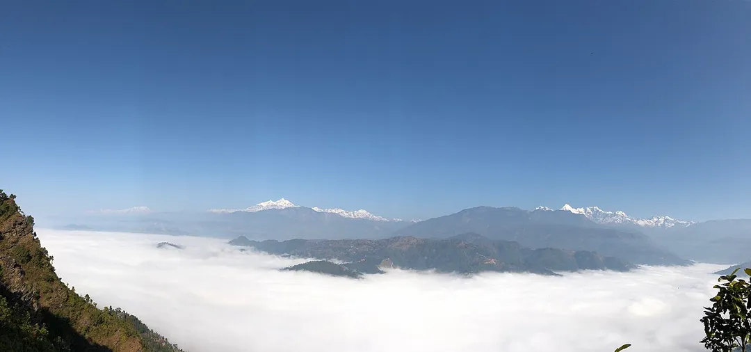 Panoramic shot from Damai Chautara