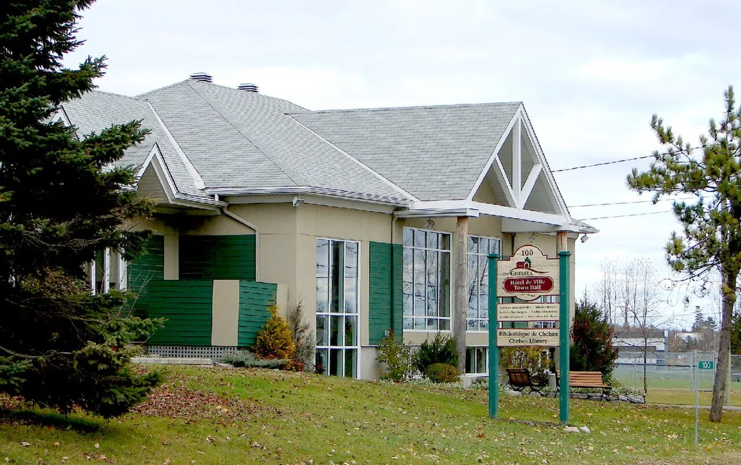 Town hall of Chelsea, Quebec, Canada