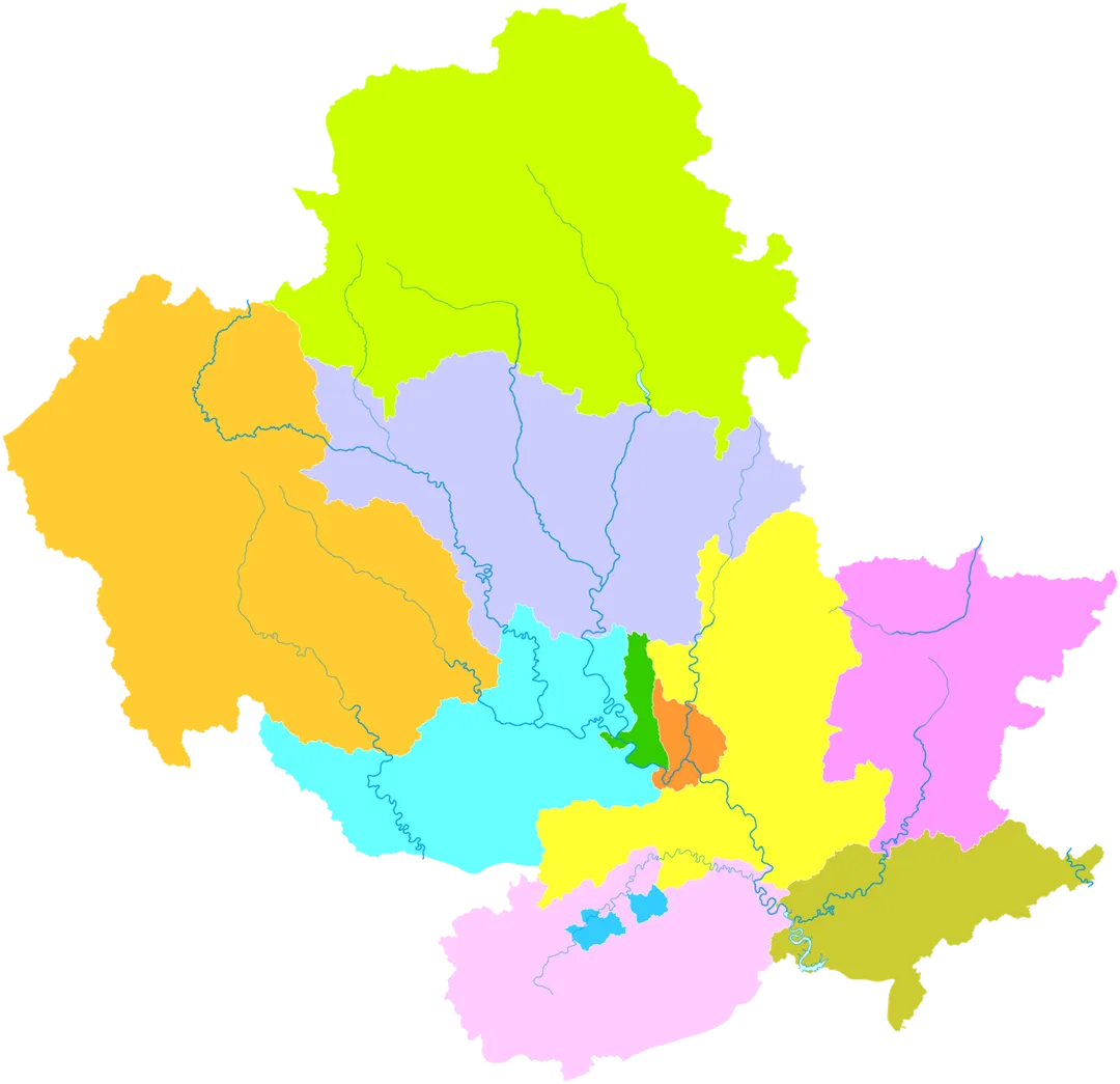 administrative divisions of Chengde City, Hebei, China