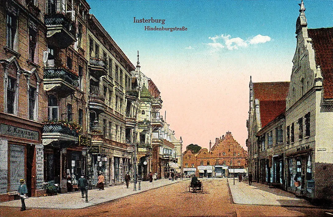 City of Chernyakhovsk about 1890 (before 1945 Insterburg)