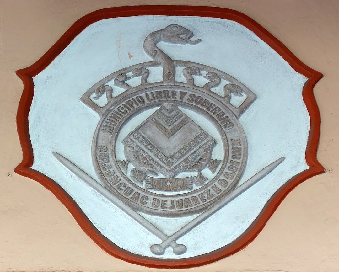 Coat of arms of Chiconcuac Municipality in Mexico State