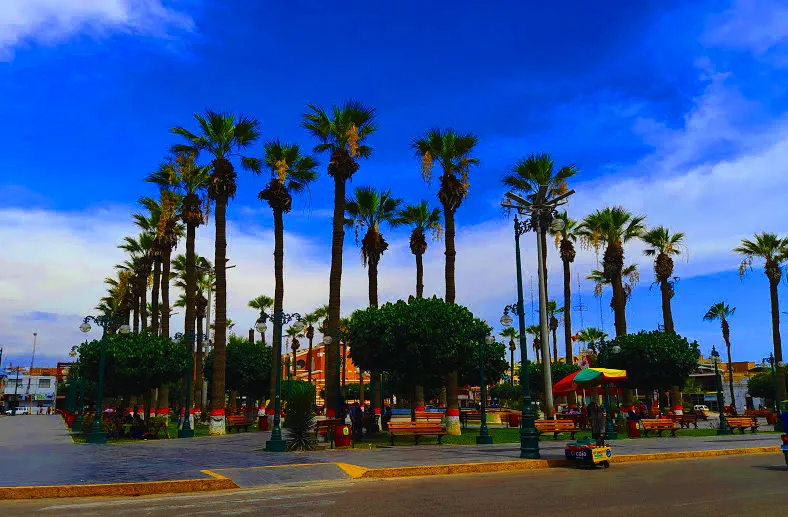 Main Square of Chincha,Alta.