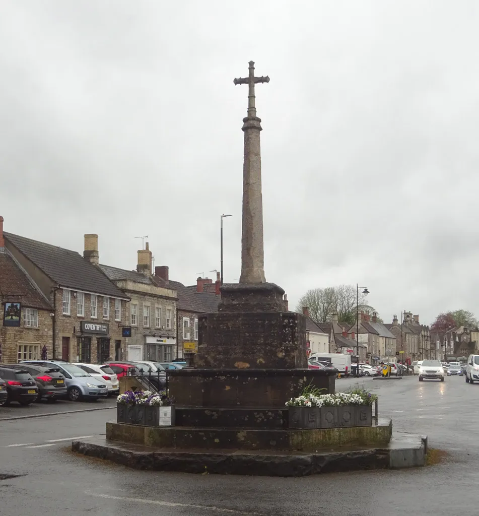 Medieval Town Cross and War Memorial.