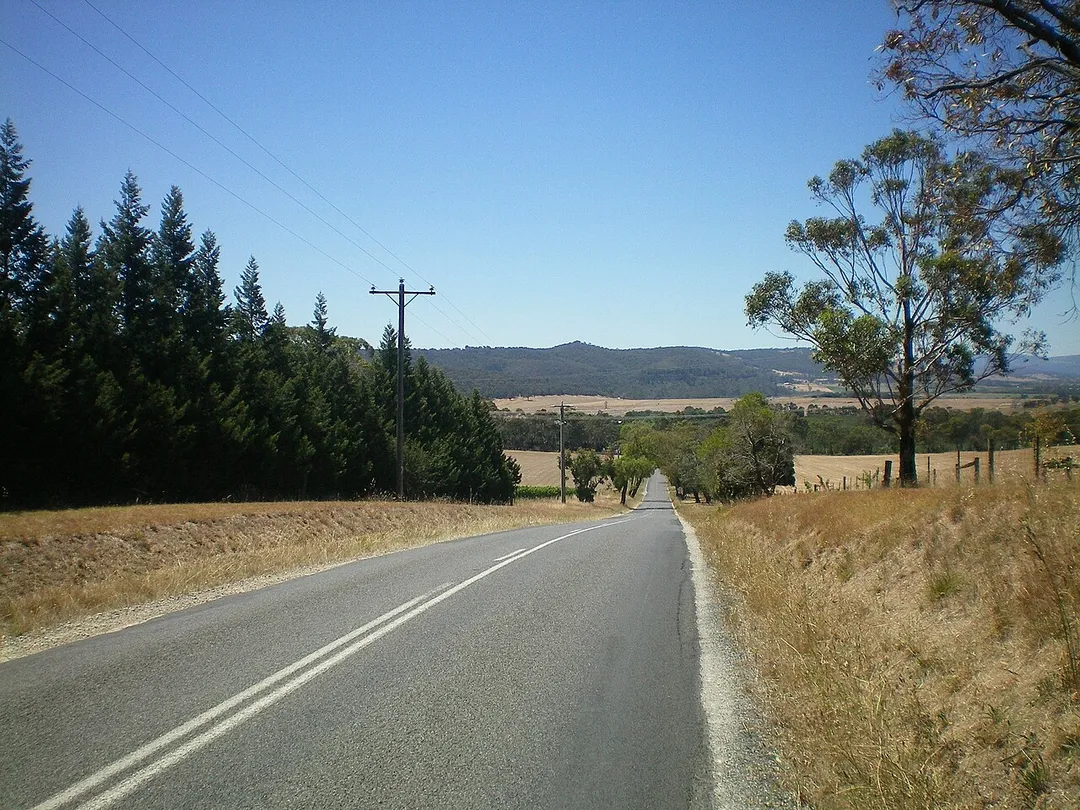 Major road in Chirnside Park