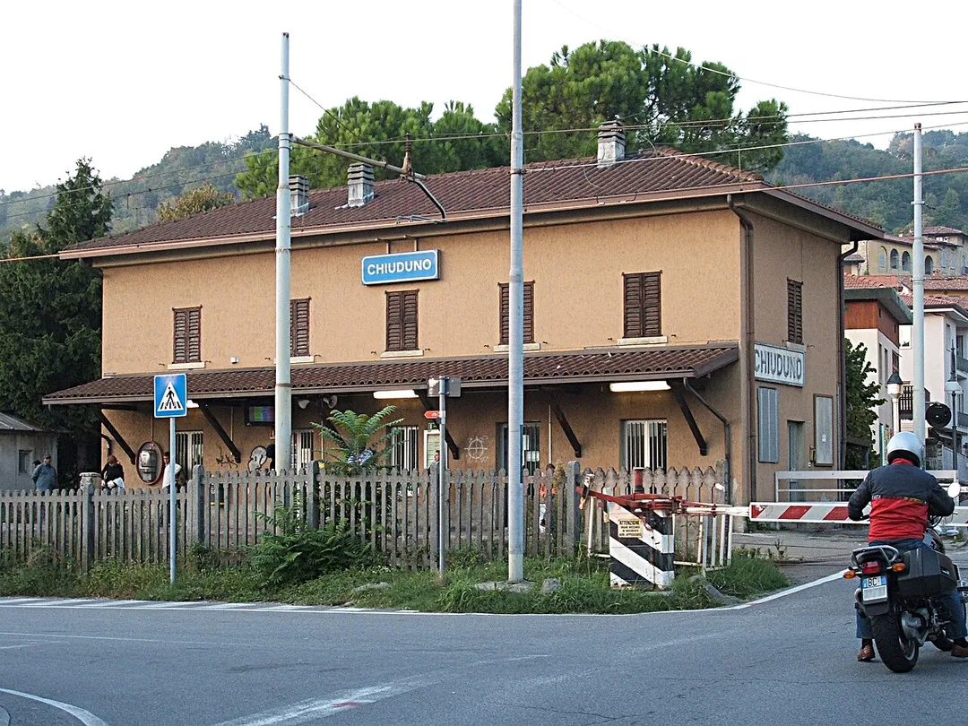 Chiuduno, Bergamo, Italy - Train station