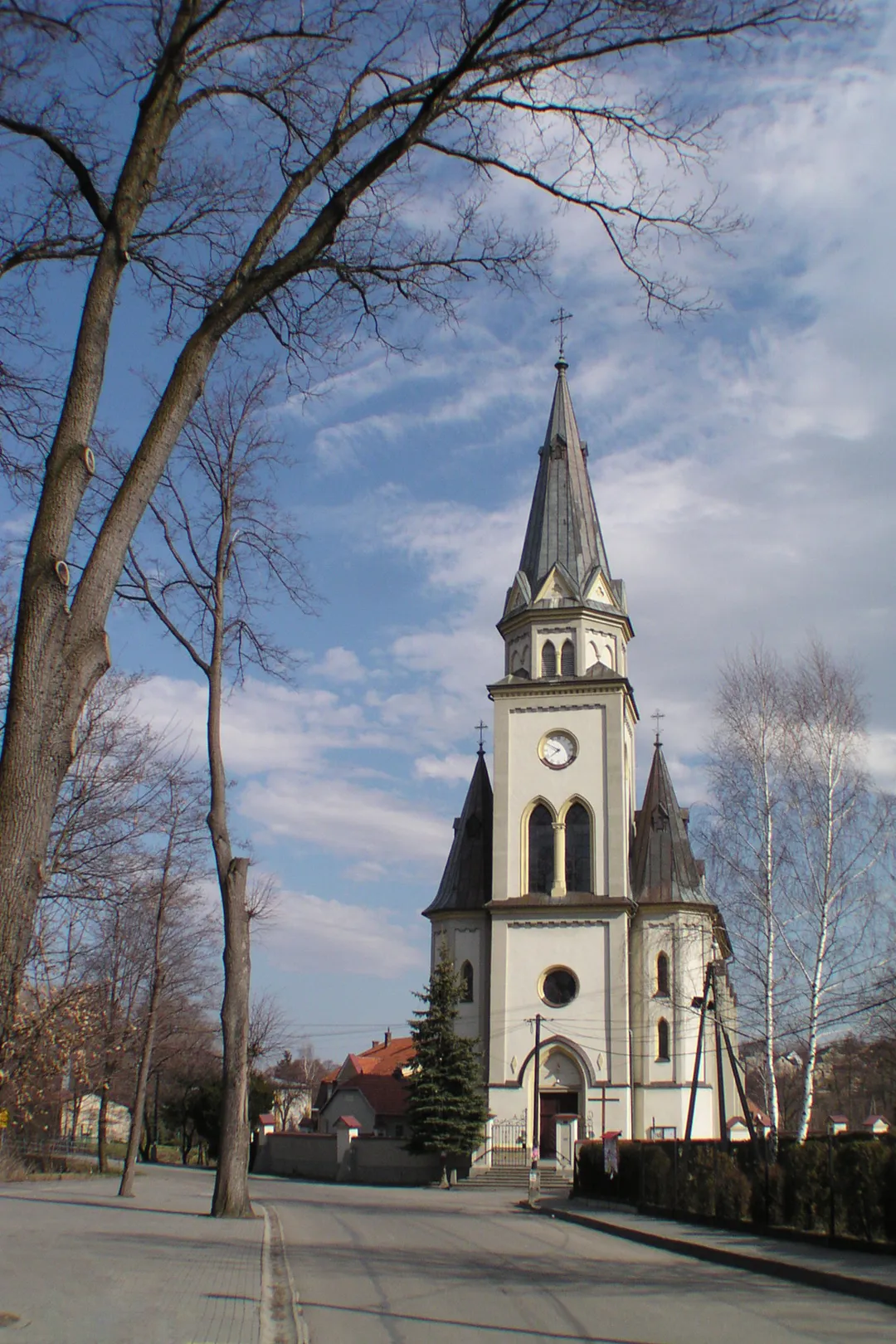 Chocznia- kościół parafialny pod wezwaniem Narodzenia Św. Jana Chrzciciela konsekrowany w 1884 roku