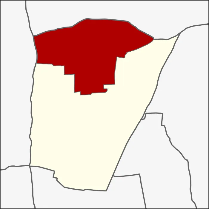 Map of the district (khet) of Lat Phrao, Bangkok, Thailand, highlighting the subdistrict (khwaeng) of Chorakhe Bua.