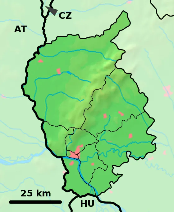 Background map of the Bratislava Region, Slovakia, ready for the Geobox template, calibrated at en:Template:Geobox locator Bratislava Region

Outline map of the Bratislava Region, Slovakia, ready for the Geobox template, calibrated at en:Template:Geobox locator Bratislava Region