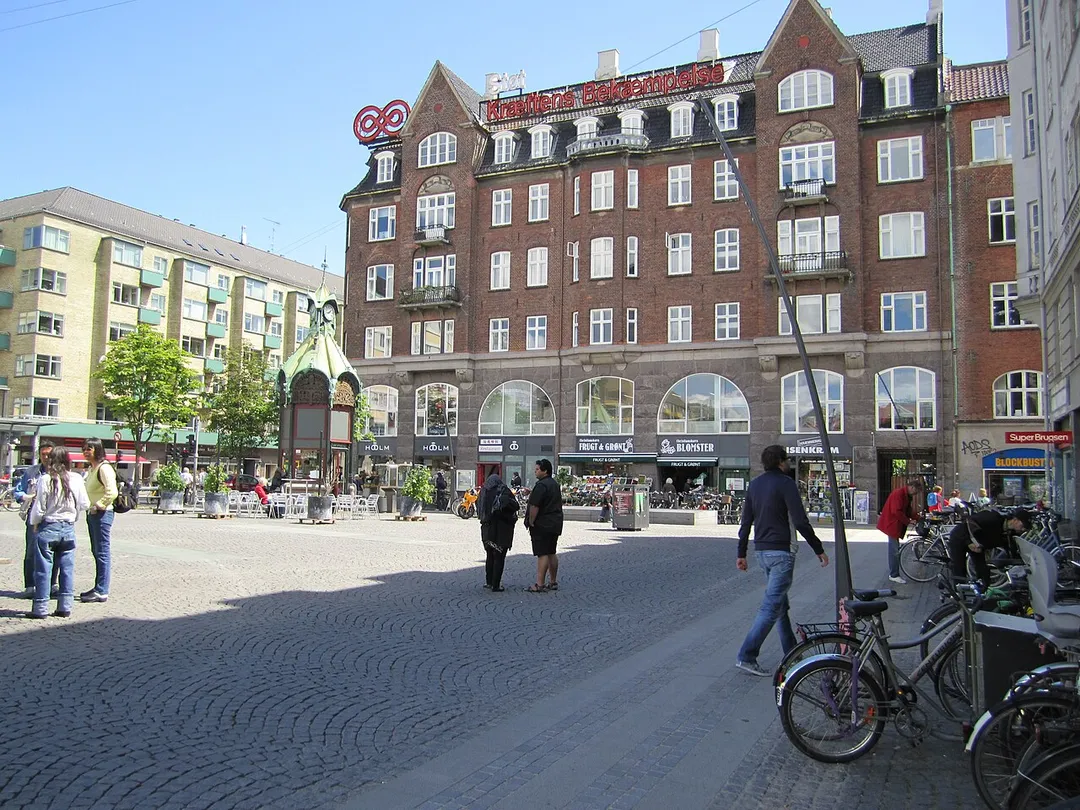 Christianshavns Torv in Copenhagen, Denmark