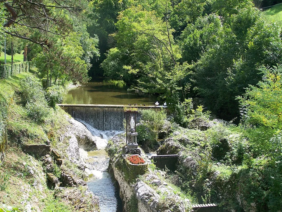 Cosizza river in Liessa, Grimacco, Udine Province, Italy