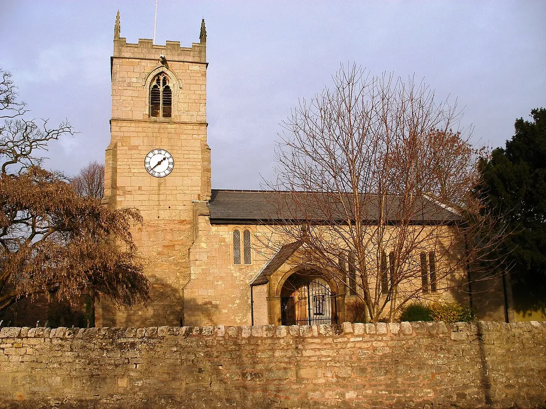 The south side of the church of Saint John the Baptist, Clowne, Derbyshire, England.