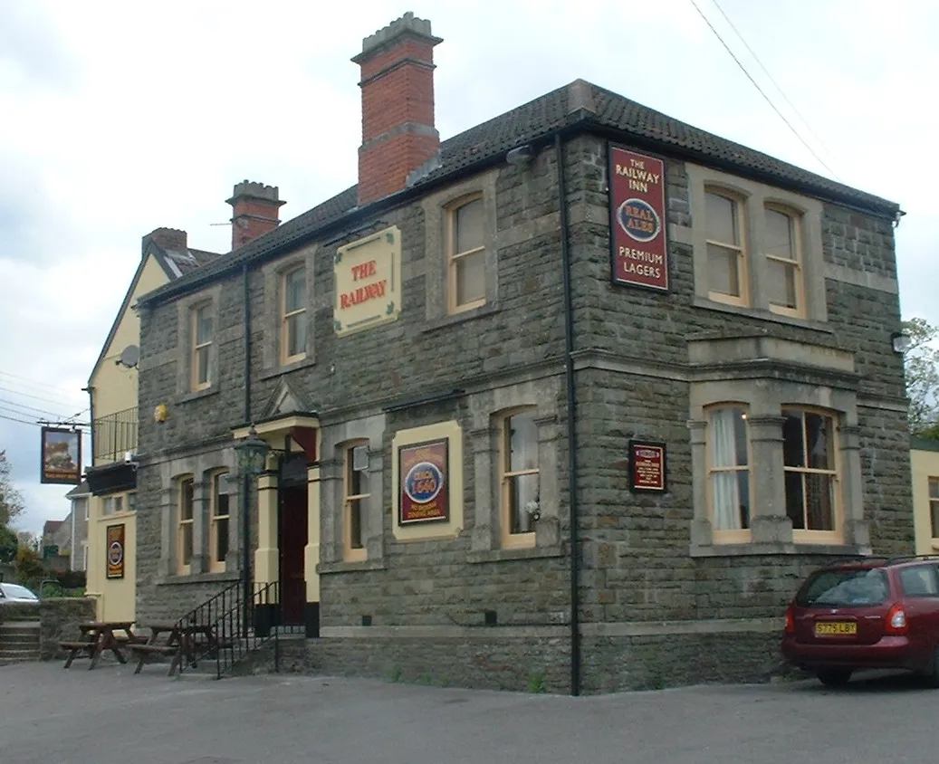 The Railway Arms at Clutton. Taken by Rod Ward 27th April 2006