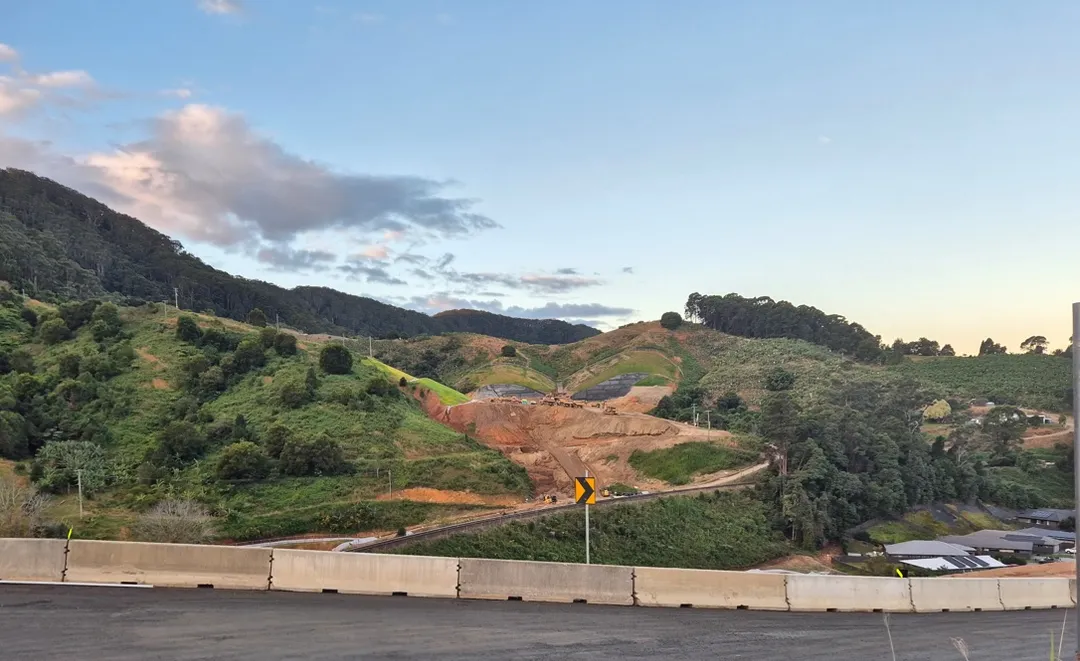 Coffs Harbour Bypass from Shepherds Lane