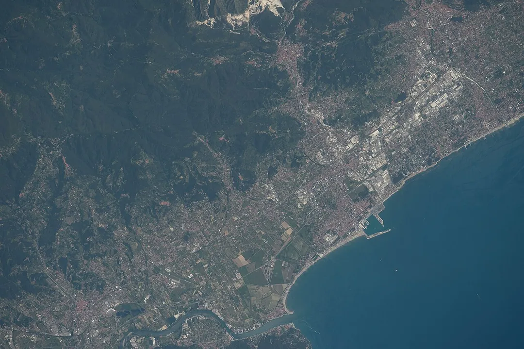 View of Italy taken during ISS Expedition 48.