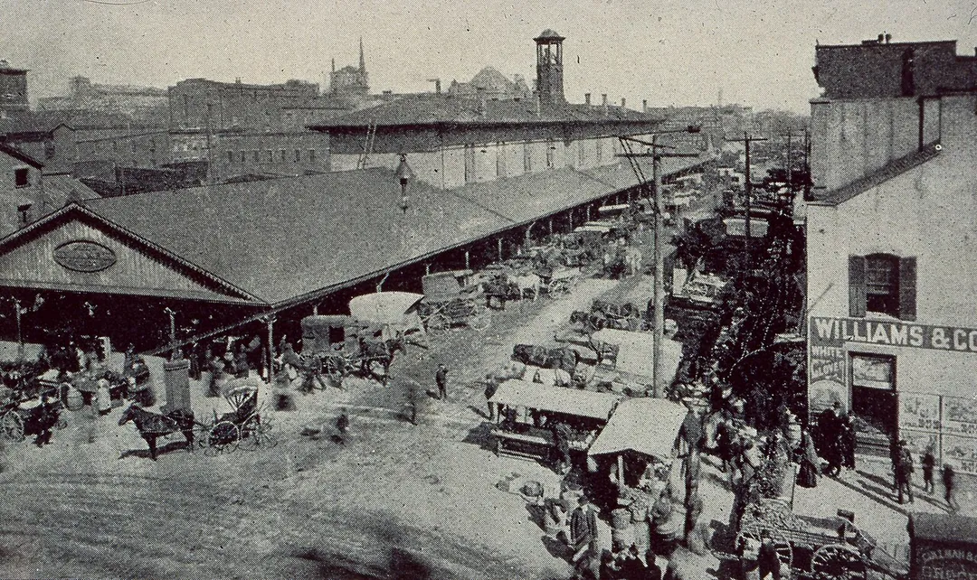 Central Market, Columbus, Ohio, 1898.