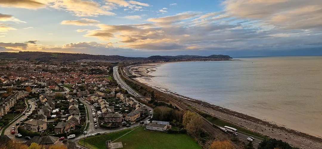 Colwyn Bay Panorama as seen from Penmaenhead