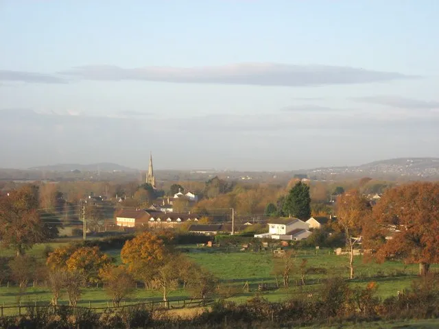 Congresbury from north-east