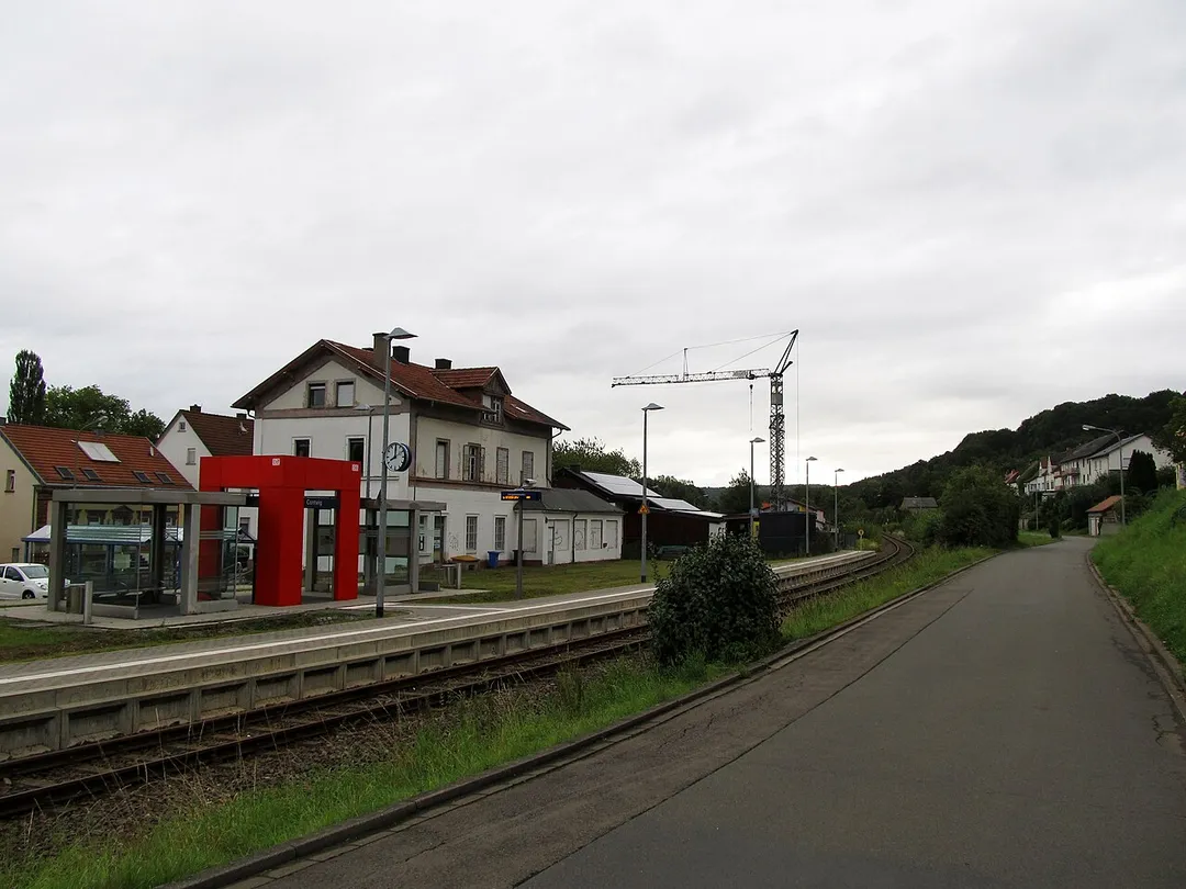 Bahnhof von Contwig, Kreis Südwestpfalz, Rheinland-Pfalz