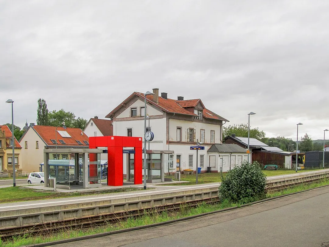 Bahnhof von Contwig, Kreis Südwestpfalz, Rheinland-Pfalz