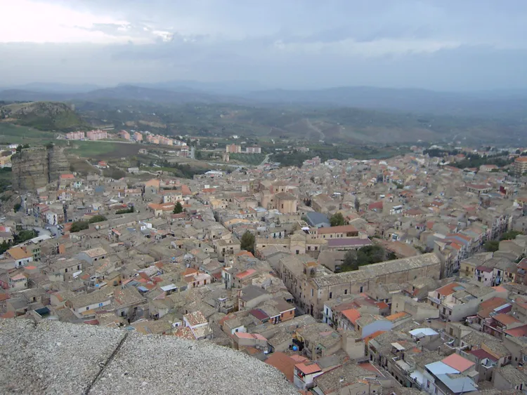 Blick über die Stadt Corleone