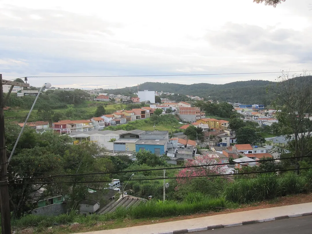 A view of downtown Cotia, São Paulo, Brazil.