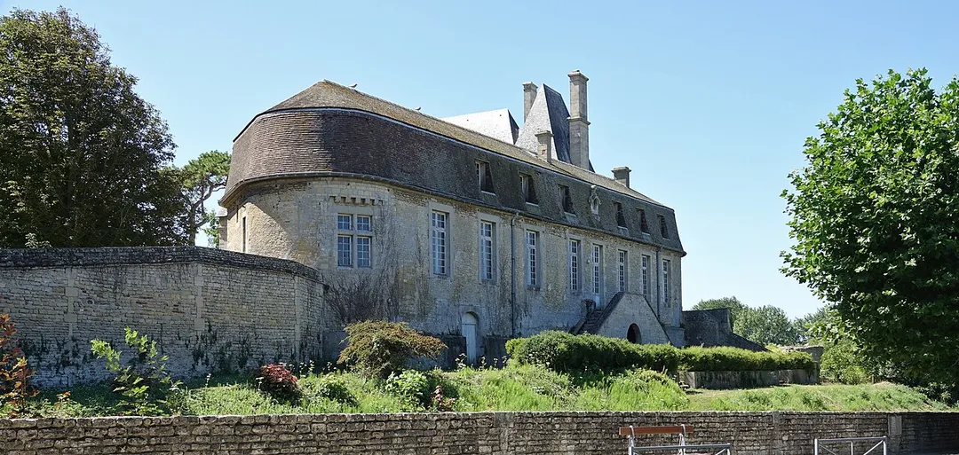 Castle of Courseulles-sur-Mer (Calvados, France).