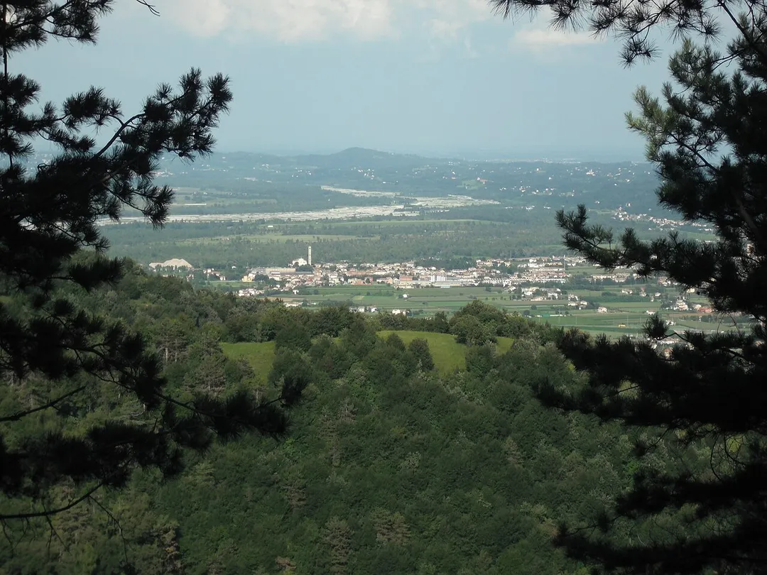 Crocetta del Montello vista dal Collalto.
