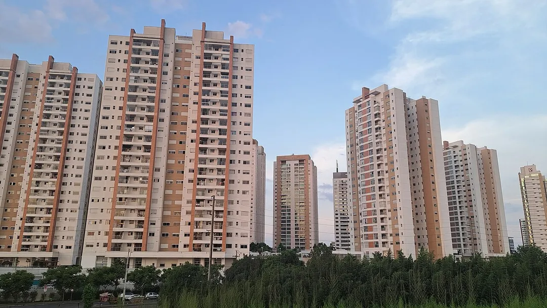 Apartment towers in Campo Comprido, Curitiba