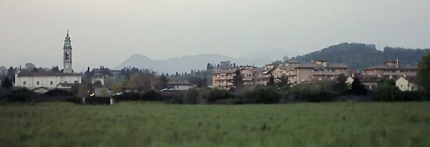 View of Curno, Bergamo, Lombardy, Italy