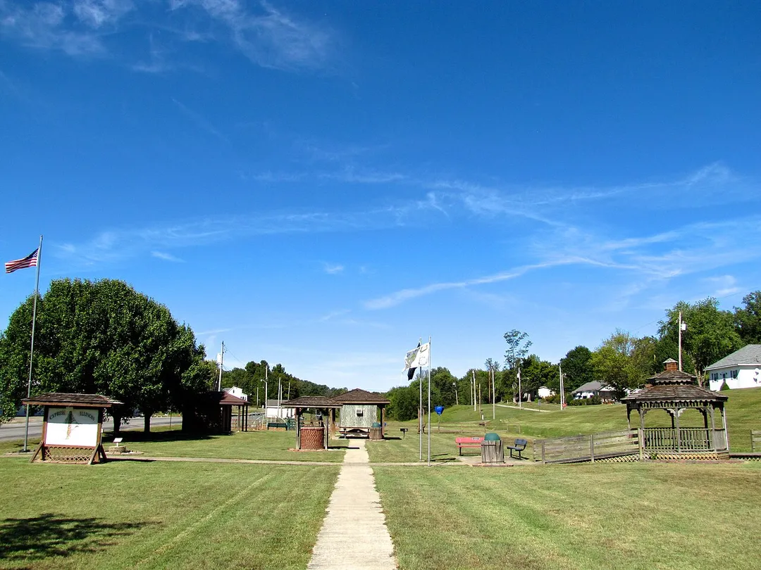 Park in Cypress, Illinois, United States.
