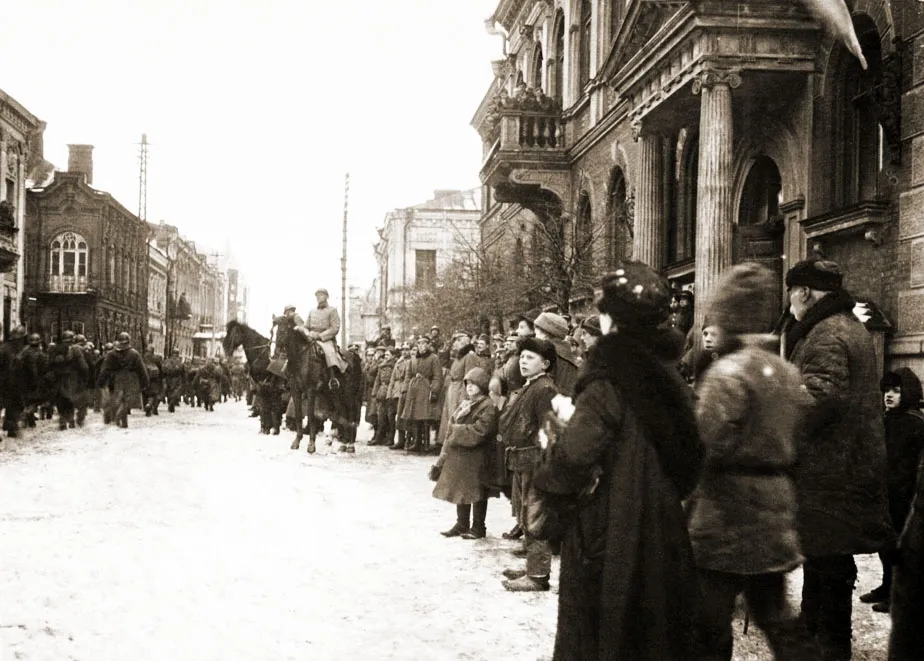 5th Legions' Infantry Regiment in Dyneburg (Latvia), January 1920, Polish-Soviet war
