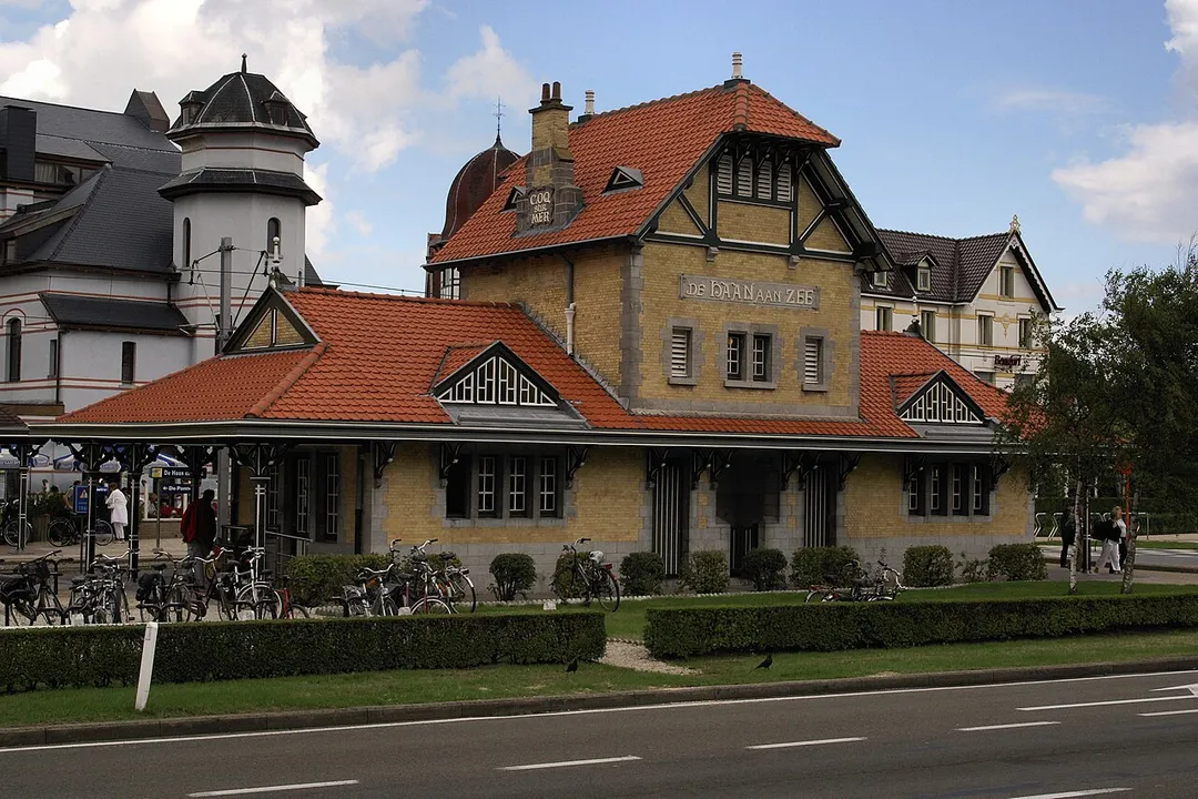 Tram station - De Haan, Belgium