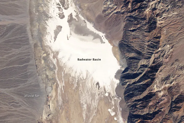 Badwater dry lake, Death Valley, 2007