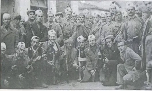 Balli Kombetar forces in Debar