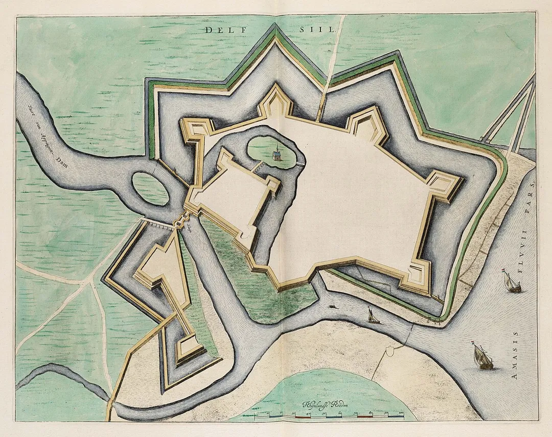 Map of Delfzijl.