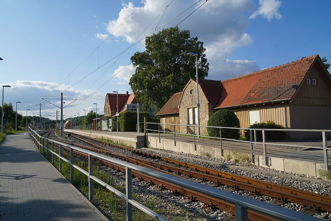 Bahnhof Dettenhausen, Endstation der Schönbuchbahn.