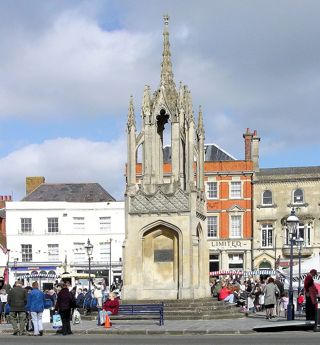 The Market Cross in Devizes, Wiltshire, England. Built in 1814 from Bath Stone. Paid for by Devizes Member of Parliament Henry Addington (later called Viscount Sidmouth). 

Photographed by Adrian Pingstone in March 2007 and placed in the public domain.