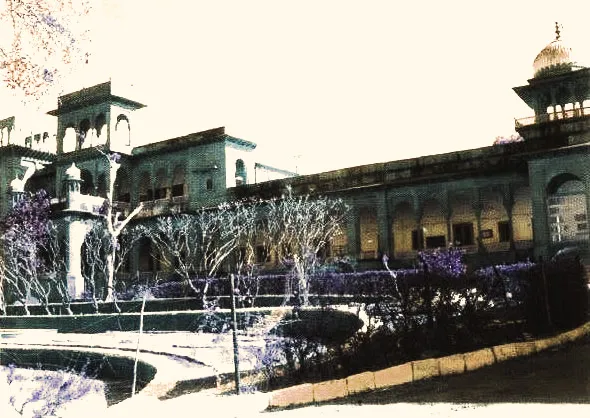 ACADEMIC CAMPUS, Dholpur Military School DMS, former Kesarbagh palace, the mansion of the former ruler of the erstwhile Dholpur State, Rajasthan.