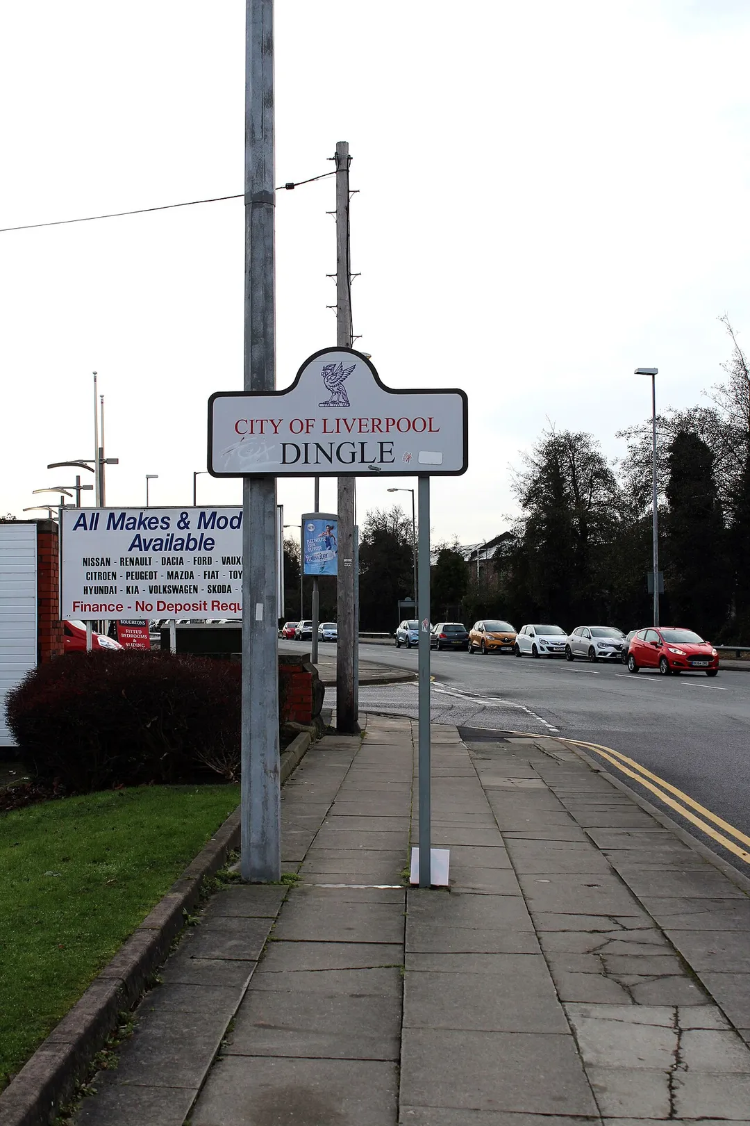 Dingle sign on Sefton Street.near Park Street.
