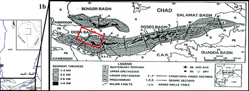 This is the image that was drawn out of the Topographic field of the Doba Basin (highlighted).