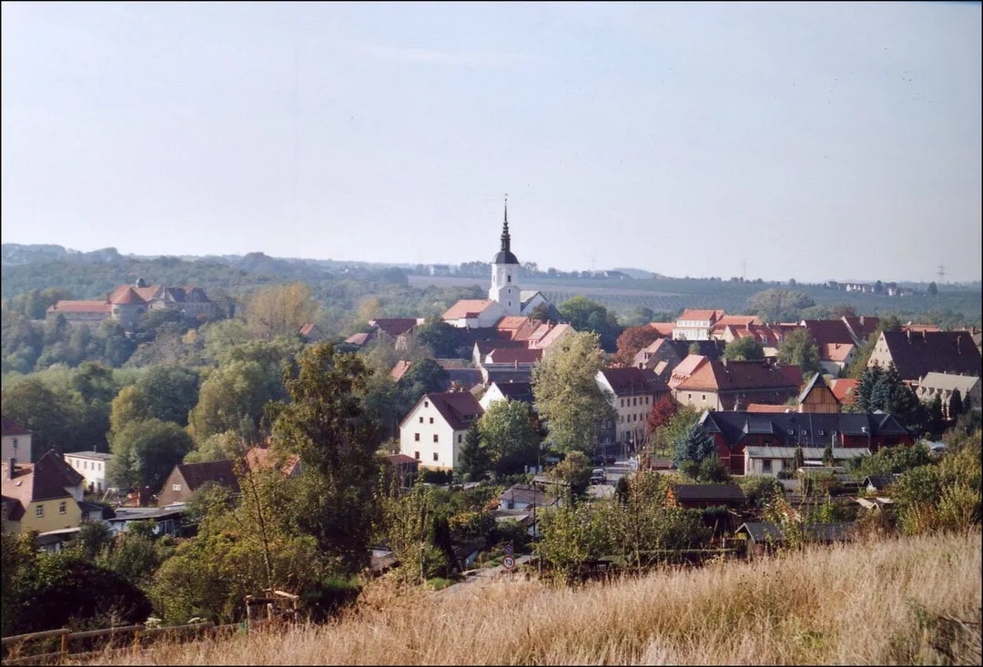 Dohna: view on castle and town.