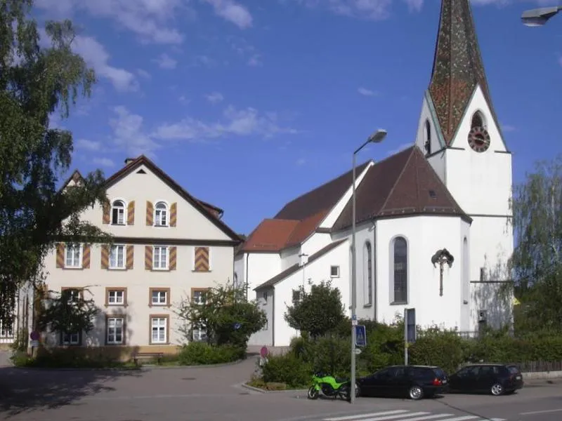 Castle and St. Martin's church in Donzdorf, Germany